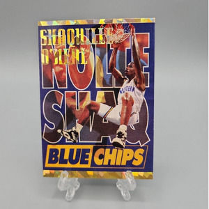 Shaquille O'Neal Blue Chips First Collectible Movie Promo Card with Nick Nolte